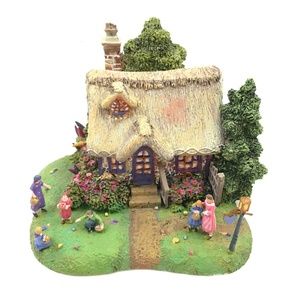 Thomas Kinkade Spring Garden House Village Holiday